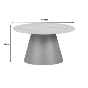pak-029-000313-7 ΒΟΗΘΗΤΙΚΑ ΤΡΑΠΕΖΙΑ SOLEIRE INART ΛΕΥΚΟ ΜΑΡΜΑΡΟΥ SINTERED STONE