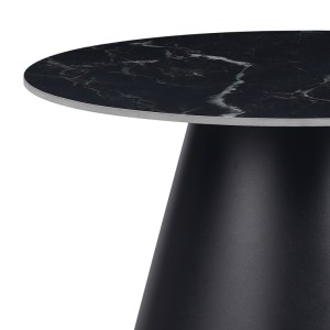 pak-029-000314-2 ΒΟΗΘΗΤΙΚΑ ΤΡΑΠΕΖΙΑ FABRIN INART ΜΑΥΡΟ ΜΑΡΜΑΡΟΥ SINTERED STONE-ΜΑΥΡΟ ΜΕΤΑΛΛΟ