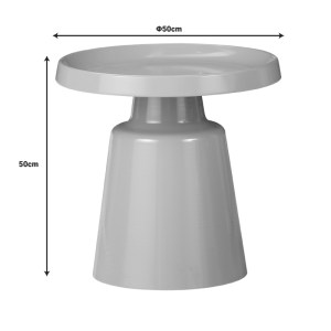 pak-029-000317-7 ΒΟΗΘΗΤΙΚΑ ΤΡΑΠΕΖΙΑ GINOZE INART CAPPUCCINO ΜΕΤΑΛΛΟ 2ΤΕΜ
