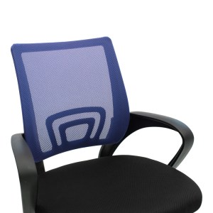 pak-029-000325-4 ΚΑΡΕΚΛΑ ΓΡΑΦΕΙΟΥ BERTO II PAKOWORLD ΜΕ ΥΦΑΣΜΑ MESH ΣΕ ΜΠΛΕ-ΜΑΥΡΗ ΑΠΟΧΡΩΣΗ 57.5X54.5X81-91ΕΚ