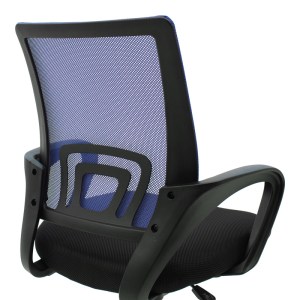 pak-029-000325-5 ΚΑΡΕΚΛΑ ΓΡΑΦΕΙΟΥ BERTO II PAKOWORLD ΜΕ ΥΦΑΣΜΑ MESH ΣΕ ΜΠΛΕ-ΜΑΥΡΗ ΑΠΟΧΡΩΣΗ 57.5X54.5X81-91ΕΚ