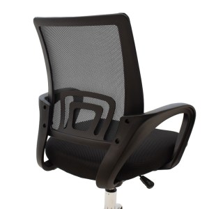 pak-029-000326-5 ΚΑΡΕΚΛΑ ΓΡΑΦΕΙΟΥ BERTO II PAKOWORLD RECLINE ΜΕ ΥΦΑΣΜΑ MESH ΣΕ ΜΑΥΡΗ ΑΠΟΧΡΩΣΗ 57.5X54.5X81-91ΕΚ
