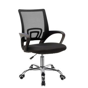 pak-029-000326 ΚΑΡΕΚΛΑ ΓΡΑΦΕΙΟΥ BERTO II PAKOWORLD RECLINE ΜΕ ΥΦΑΣΜΑ MESH ΣΕ ΜΑΥΡΗ ΑΠΟΧΡΩΣΗ 57.5X54.5X81-91ΕΚ