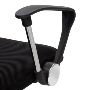 pak-029-000327-4 ΚΑΡΕΚΛΑ ΓΡΑΦΕΙΟΥ JOEL II PAKOWORLD ΜΕ ΥΦΑΣΜΑ MESH ΣΕ ΜΑΥΡΗ ΑΠΟΧΡΩΣΗ 75X53X115-125ΕΚ
