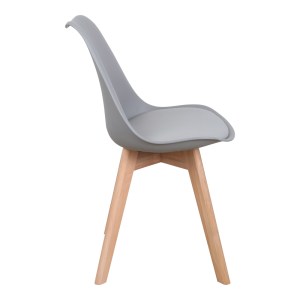 pak-029-000338-2 ΚΑΡΕΚΛΑ GASTON PAKOWORLD PP-PU ΑΝΟΙΧΤΟ ΓΚΡΙ ΑΠΟΧΡΩΣΗ- ΦΥΣΙΚΟ ΠΟΔΙ 58X47X85ΕΚ