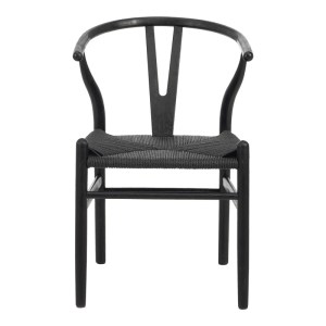 pak-029-000344-2 ΚΑΡΕΚΛΑ WISHBONE PAKOWORLD RUBBERWOOD-ΣΧΟΙΝΙ ΣΕ ΜΑΥΡΗ ΑΠΟΧΡΩΣΗ 60X51X80ΕΚ