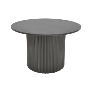 pak-029-000350-1 ΤΡΑΠΕΖΙ ΣΑΛΟΝΙΟΥ DOVEL PAKOWORLD MDF ΣΕ ΜΑΥΡΗ ΑΠΟΧΡΩΣΗ Φ70X40ΕΚ