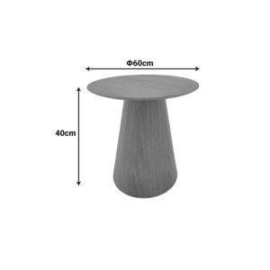 pak-029-000362-2 ΤΡΑΠΕΖΙ ΣΑΛΟΝΙΟΥ DONDA PAKOWORLD MDF-ΜΕΤΑΛΛΟ ΣΕ SONOMA ΑΠΟΧΡΩΣΗ Φ60X46ΕΚ