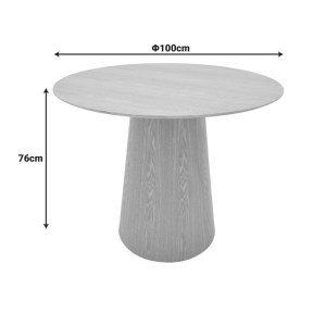 pak-029-000369-3 TΡΑΠΕΖΙ DONDA PAKOWORLD MDF ΚΑΡΥΔΙ Φ100X76ΕΚ