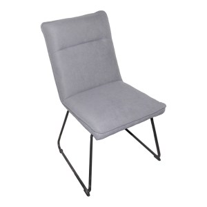 pak-029-000390 ΚΑΡΕΚΛΑ ESSENTIAL PAKOWORLD ΥΦΑΣΜΑ ΓΚΡΙ-ΠΟΔΙ ΜΑΥΡΟ ΜΕΤΑΛΛΙΚΟ 54X59X89ΕΚ