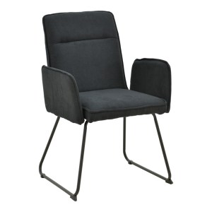 pak-029-000396 ΠΟΛΥΘΡΟΝΑ ESSENTIAL PAKOWORLD ΥΦΑΣΜΑ ΜΑΥΡΟ-ΠΟΔΙ ΜΑΥΡΟ ΜΕΤΑΛΛΙΚΟ 55.5X59X89ΕΚ