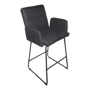pak-029-000401 ΣΚΑΜΠΟ ΜΠΑΡ ESSENTIAL PAKOWORLD ΥΦΑΣΜΑ ΜΑΥΡΟ-ΠΟΔΙ ΜΑΥΡΟ ΜΕΤΑΛΛΙΚΟ 57X64.5X107ΕΚ