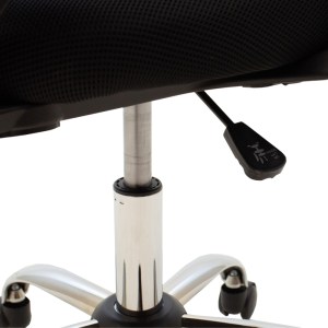 pak-029-000415-7 ΚΑΡΕΚΛΑ ΓΡΑΦΕΙΟΥ BERTO II PAKOWORLD ΜΕ ΑΝΑΚΛΙΣΗ ΥΦΑΣΜΑ MESH ΣΕ ΜΠΛΕ-ΜΑΥΡΗ ΑΠΟΧΡΩΣΗ ΚΑΙ ΒΑΣΗ ΧΡΩΜΙΟΥ 60X48X85-95ΕΚ