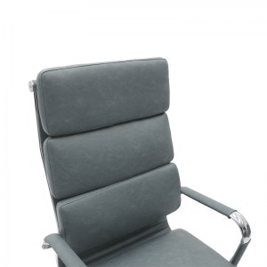 pak-033-000016-4 ΚΑΡΕΚΛΑ ΓΡΑΦΕΙΟΥ ΔΙΕΥΘΥΝΤΗ TOKYO PAKOWORLD PU ΓΚΡΙ ANTIQUE