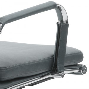 pak-033-000016-6 ΚΑΡΕΚΛΑ ΓΡΑΦΕΙΟΥ ΔΙΕΥΘΥΝΤΗ TOKYO PAKOWORLD PU ΓΚΡΙ ANTIQUE