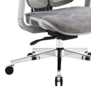pak-033-000021-5 ΚΑΡΕΚΛΑ ΓΡΑΦΕΙΟΥ ΔΙΕΥΘΥΝΤΗ KARLO PAKOWORLD ΛΕΥΚΟ-ΜΑΥΡΟ MESH ΥΦΑΣΜΑ 72X70X112ΕΚ