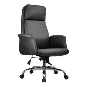 pak-033-000022 ΚΑΡΕΚΛΑ ΓΡΑΦΕΙΟΥ ΔΙΕΥΘΥΝΤΗ DERJIO PAKOWORLD PU ΣΕ ΜΑΥΡΗ ΑΠΟΧΡΩΣΗ 68X66X115ΕΚ