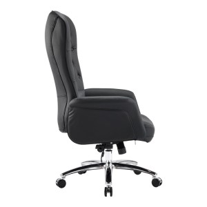 pak-033-000031-1 ΚΑΡΕΚΛΑ ΓΡΑΦΕΙΟΥ ΔΙΕΥΘΥΝΤΗ KALINE PAKOWORLD PU ΣΕ ΜΑΥΡΗ ΑΠΟΧΡΩΣΗ 69X79X115-123ΕΚ