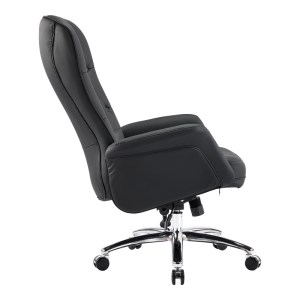 pak-033-000031-2 ΚΑΡΕΚΛΑ ΓΡΑΦΕΙΟΥ ΔΙΕΥΘΥΝΤΗ KALINE PAKOWORLD PU ΣΕ ΜΑΥΡΗ ΑΠΟΧΡΩΣΗ 69X79X115-123ΕΚ