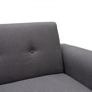 pak-035-000034-4 ΚΑΝΑΠΕΣ-ΚΡΕΒΑΤΙ CARMELO PAKOWORLD ΑΝΘΡΑΚΙ ΥΦΑΣΜΑ 214X80X86ΕΚ