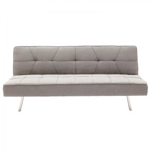 pak-035-000061-2 ΚΑΝΑΠΕΣ-ΚΡΕΒΑΤΙ TRAVIS PAKOWORLD 3ΘΕΣΙΟΣ ΥΦΑΣΜΑ ΓΚΡΙ 175X83X74ΕΚ