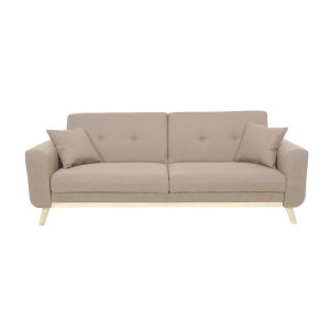 pak-035-000085-1 ΚΑΝΑΠΕΣ-ΚΡΕΒΑΤΙ CARMELO PAKOWORLD ΜΕ ΜΠΕΖ ΥΦΑΣΜΑ 214X80X86ΕΚ