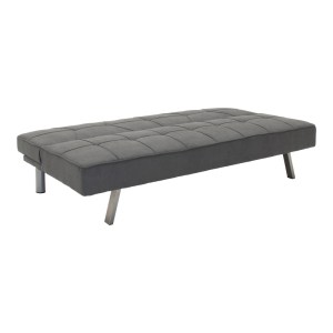 pak-035-000087-1 ΚΑΝΑΠΕΣ-ΚΡΕΒΑΤΙ TRAVIS PAKOWORLD 3ΘΕΣΙΟΣ ΜΕ ΥΦΑΣΜΑ ΑΝΘΡΑΚΙ 175X83X74ΕΚ