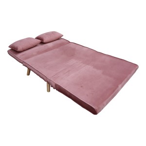 pak-035-000090-3 ΚΑΝΑΠΕΣ-ΚΡΕΒΑΤΙ JOSUANE PAKOWORLD ΔΙΘΕΣΙΟΣ ΣΑΠΙΟ ΜΗΛΟ ΒΕΛΟΥΔΟ ΚΑΙ ΞΥΛΙΝΟ ΠΟΔΙ ΣΕ ΦΥΣΙΚΗ ΑΠΟΧΡΩΣΗ 117X80X81ΕΚ