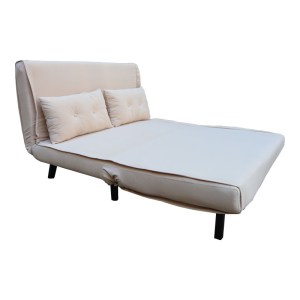 pak-035-000102-1 ΚΑΝΑΠΕΣ-ΚΡΕΒΑΤΙ JOSUANE PAKOWORLD ΔΙΘΕΣΙΟΣ ΜΠΕΖ ΒΕΛΟΥΔΟ ΚΑΙ ΞΥΛΙΝΟ ΠΟΔΙ ΣΕ ΜΑΥΡΗ ΑΠΟΧΡΩΣΗ 122X80X81ΕΚ