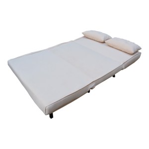 pak-035-000102-2 ΚΑΝΑΠΕΣ-ΚΡΕΒΑΤΙ JOSUANE PAKOWORLD ΔΙΘΕΣΙΟΣ ΜΠΕΖ ΒΕΛΟΥΔΟ ΚΑΙ ΞΥΛΙΝΟ ΠΟΔΙ ΣΕ ΜΑΥΡΗ ΑΠΟΧΡΩΣΗ 122X80X81ΕΚ