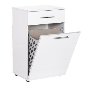 pak-039-000143-1 ΝΤΟΥΛΑΠΙ ΜΠΑΝΙΟΥ CHAD PAKOWORLD ΜΕ ΚΑΛΑΘΙ ΑΠΛΥΤΩΝ ΛΕΥΚΟ GLOSS 52X38X83ΕΚ