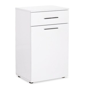 pak-039-000143 ΝΤΟΥΛΑΠΙ ΜΠΑΝΙΟΥ CHAD PAKOWORLD ΜΕ ΚΑΛΑΘΙ ΑΠΛΥΤΩΝ ΛΕΥΚΟ GLOSS 52X38X83ΕΚ