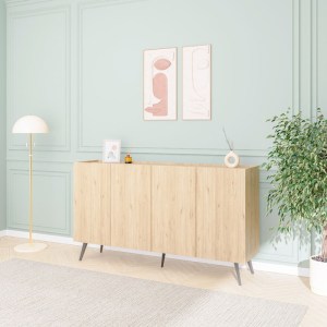 pak-039-000200-1 ΜΠΟΥΦΕΣ KUDRO PAKOWORLD ΣΕ OAK ΑΠΟΧΡΩΣΗ 180X43X100ΕΚ