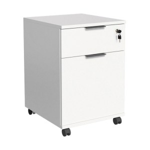 pak-039-000206 ΣΥΡΤΑΡΙΕΡΑ ΓΡΑΦΕΙΟΥ ΤΡΟΧΗΛΑΤΗ TAKER  PAKOWORLD ΣΕ ΛΕΥΚΗ ΑΠΟΧΡΩΣΗ 41X45X61ΕΚ
