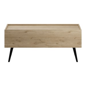 pak-039-000210-2 ΤΡΑΠΕΖΙ ΣΑΛΟΝΙΟΥ ΜΕ ΣΥΡΤΑΡΙ TEMA PAKOWORLD ΣΕ OAK ΑΠΟΧΡΩΣΗ 103X60X44ΕΚ