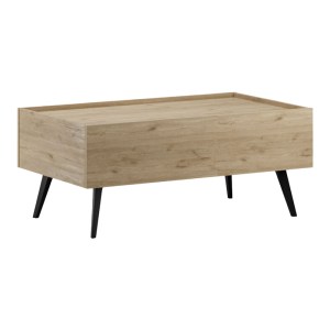 pak-039-000210 ΤΡΑΠΕΖΙ ΣΑΛΟΝΙΟΥ ΜΕ ΣΥΡΤΑΡΙ TEMA PAKOWORLD ΣΕ OAK ΑΠΟΧΡΩΣΗ 103X60X44ΕΚ