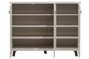 pak-049-000005-3 ΠΑΠΟΥΤΣΟΘΗΚΗ-ΝΤΟΥΛΑΠΙ MANTAM 16 ΖΕΥΓΩΝ ΧΡΩΜΑ ΛΕΥΚΟ-ΓΚΡΙ 115,5X40X92ΕΚ