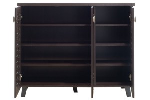 pak-049-000006-3 ΠΑΠΟΥΤΣΟΘΗΚΗ-ΝΤΟΥΛΑΠΙ MANTAM 16 ΖΕΥΓΩΝ ΧΡΩΜΑ WALNUT 115,5X40X92ΕΚ
