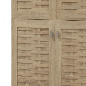 pak-049-000007-4 ΠΑΠΟΥΤΣΟΘΗΚΗ-ΝΤΟΥΛΑΠΑ MANTAM 24 ΖΕΥΓΩΝ ΧΡΩΜΑ SONOMA 78X40X170,5ΕΚ
