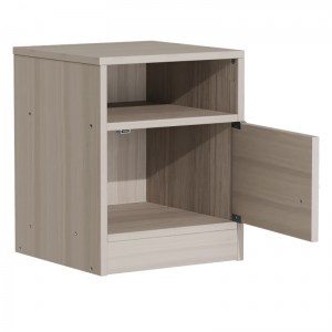 pak-049-000070-1 ΚΟΜΟΔΙΝΟ FOLY PAKOWORLD ΜΕ ΕΝΑ ΝΤΟΥΛΑΠΙ ΓΚΡΙ OAK 40X40X50ΕΚ