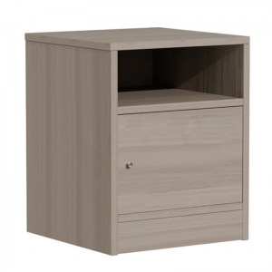 pak-049-000070 ΚΟΜΟΔΙΝΟ FOLY PAKOWORLD ΜΕ ΕΝΑ ΝΤΟΥΛΑΠΙ ΓΚΡΙ OAK 40X40X50ΕΚ