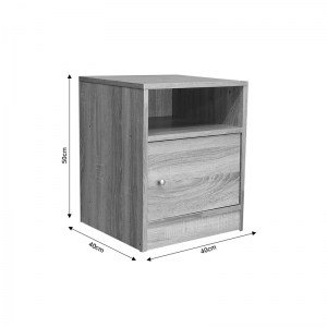 pak-049-000071-4 ΚΟΜΟΔΙΝΟ FOLY PAKOWORLD ΜΕ ΕΝΑ ΝΤΟΥΛΑΠΙ ΚΑΡΥΔΙ 40X40X50ΕΚ