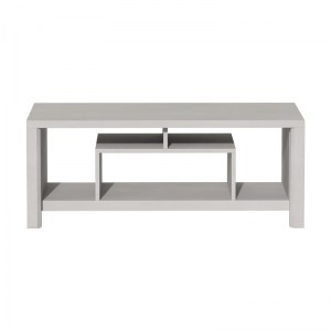 pak-049-000095-1 ΤΡΑΠΕΖΙ ΣΑΛΟΝΙΟΥ TRACY PAKOWORLD ΛΕΥΚΟ-ΓΚΡΙ 120X60X48.5ΕΚ