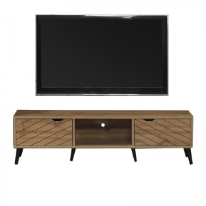 pak-049-000099 ΕΠΙΠΛΟ ΤΗΛΕΟΡΑΣΗΣ THELMA PAKOWORLD SONOMA ΜΕΛΑΜΙΝΗΣ 150X40X41.6ΕΚ