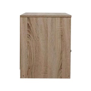pak-049-000112-4 ΚΟΜΟΔΙΝΟ FOLY PAKOWORLD ΜΕ ΕΝΑ ΝΤΟΥΛΑΠΙ ΣΕ SONOMA-ΑΝΘΡΑΚΙ ΑΠΟΧΡΩΣΗ 40X40X50ΕΚ