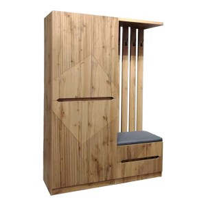 pak-049-000114 ΕΠΙΠΛΟ ΕΙΣΟΔΟΥ ZOMIE PAKOWORLD ΣΕ OAK ΑΠΟΧΡΩΣΗ 131X41.5X180.4ΕΚ