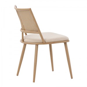 pak-058-000064-1 ΚΑΡΕΚΛΑ GIULIA PAKOWORLD ΦΥΣΙΚΟ PE RATTAN-ΜΠΕΖ ΥΦΑΣΜΑ-ΦΥΣΙΚΟ ΜΕΤΑΛΛΟ 49X52X80ΕΚ