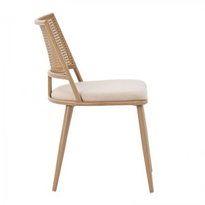 pak-058-000064-2 ΚΑΡΕΚΛΑ GIULIA PAKOWORLD ΦΥΣΙΚΟ PE RATTAN-ΜΠΕΖ ΥΦΑΣΜΑ-ΦΥΣΙΚΟ ΜΕΤΑΛΛΟ 49X52X80ΕΚ