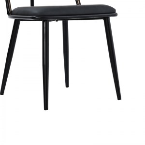 pak-058-000065-7 ΚΑΡΕΚΛΑ GIULIA PAKOWORLD ΦΥΣΙΚΟ PE RATTAN-ΑΝΘΡΑΚΙ PU-ΜΑΥΡΟ ΜΕΤΑΛΛΟ 49X52X80ΕΚ