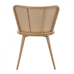 pak-058-000067-4 ΚΑΡΕΚΛΑ DANIELE PAKOWORLD ΦΥΣΙΚΟ PE RATTAN-ΜΠΕΖ ΥΦΑΣΜΑ-ΦΥΣΙΚΟ ΜΕΤΑΛΛΟ 46.5X57.5X77.5ΕΚ